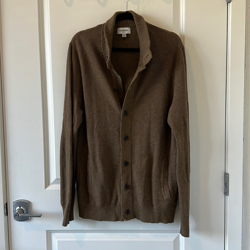 Goodfellow and co. Cardigan brown size large